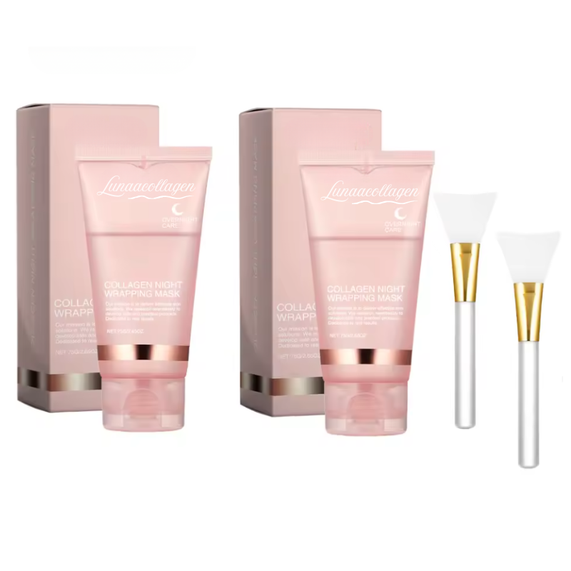 Masque de Nuit Collagène -                             Éveillez votre éclat!